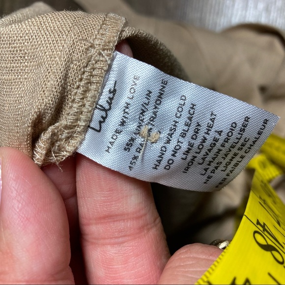 COPY - Lulus Up with the Sun Beige Short Overalls Size Large - Picture 13 of 15